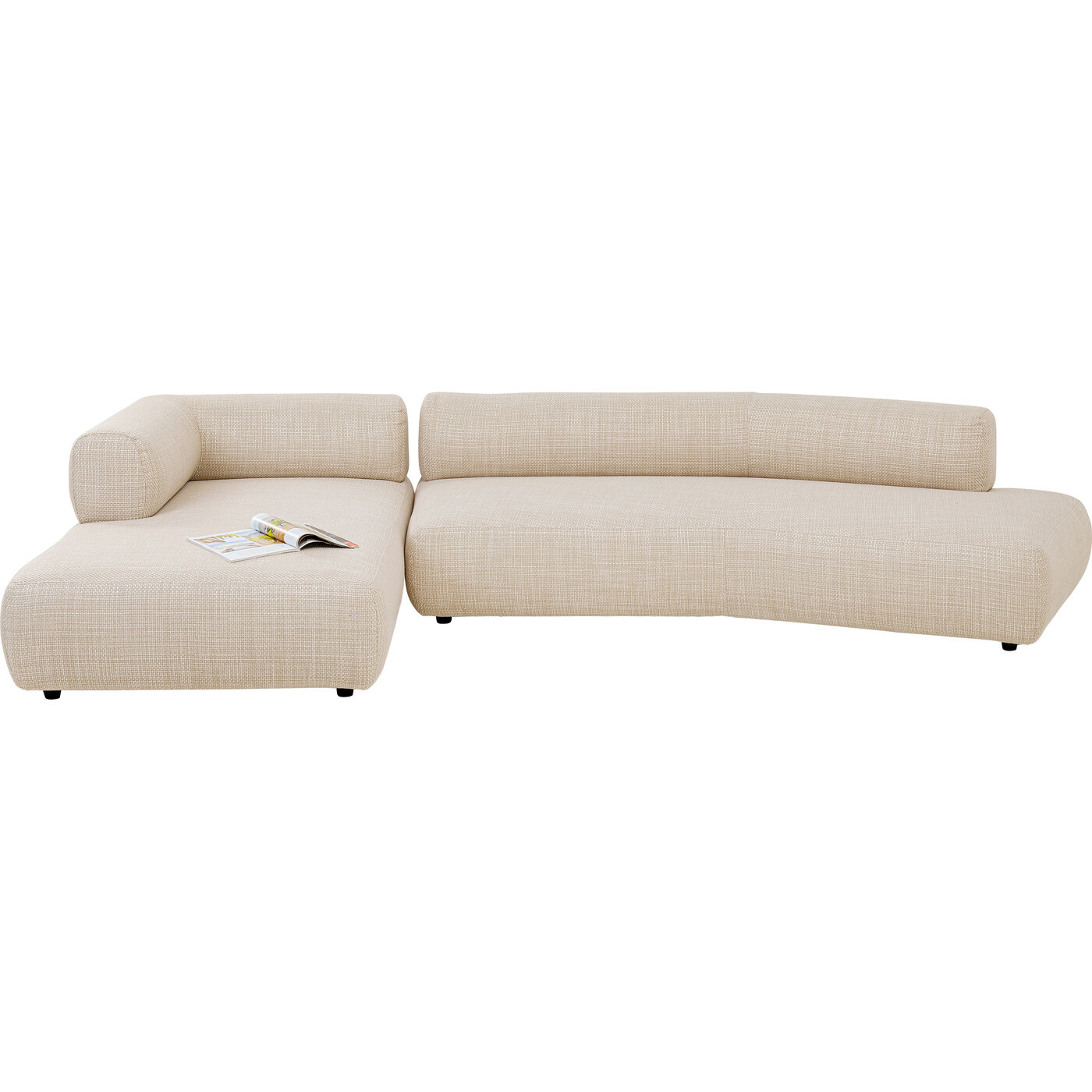 Диван левосторонний угловой Bow Left Cream KARE 88023