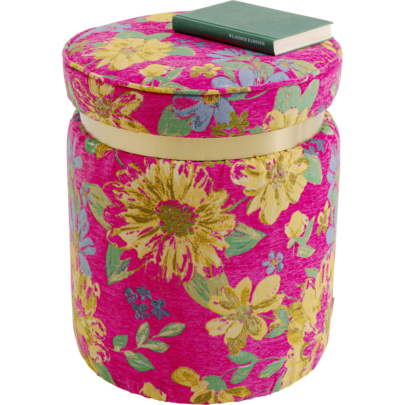 Пуф Flower Fever Pink Ø39cm KARE 71089