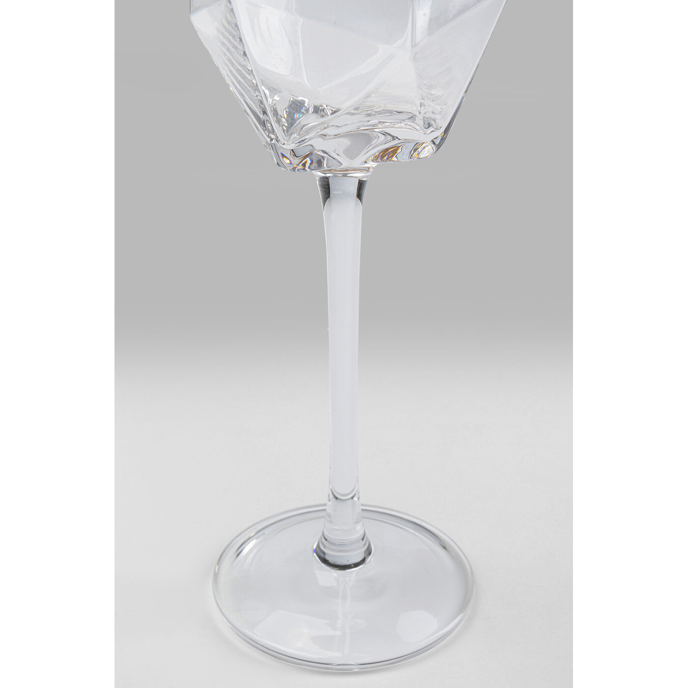 Бокал для шампанского Diamond Gold Rim (4 шт) KARE 42212