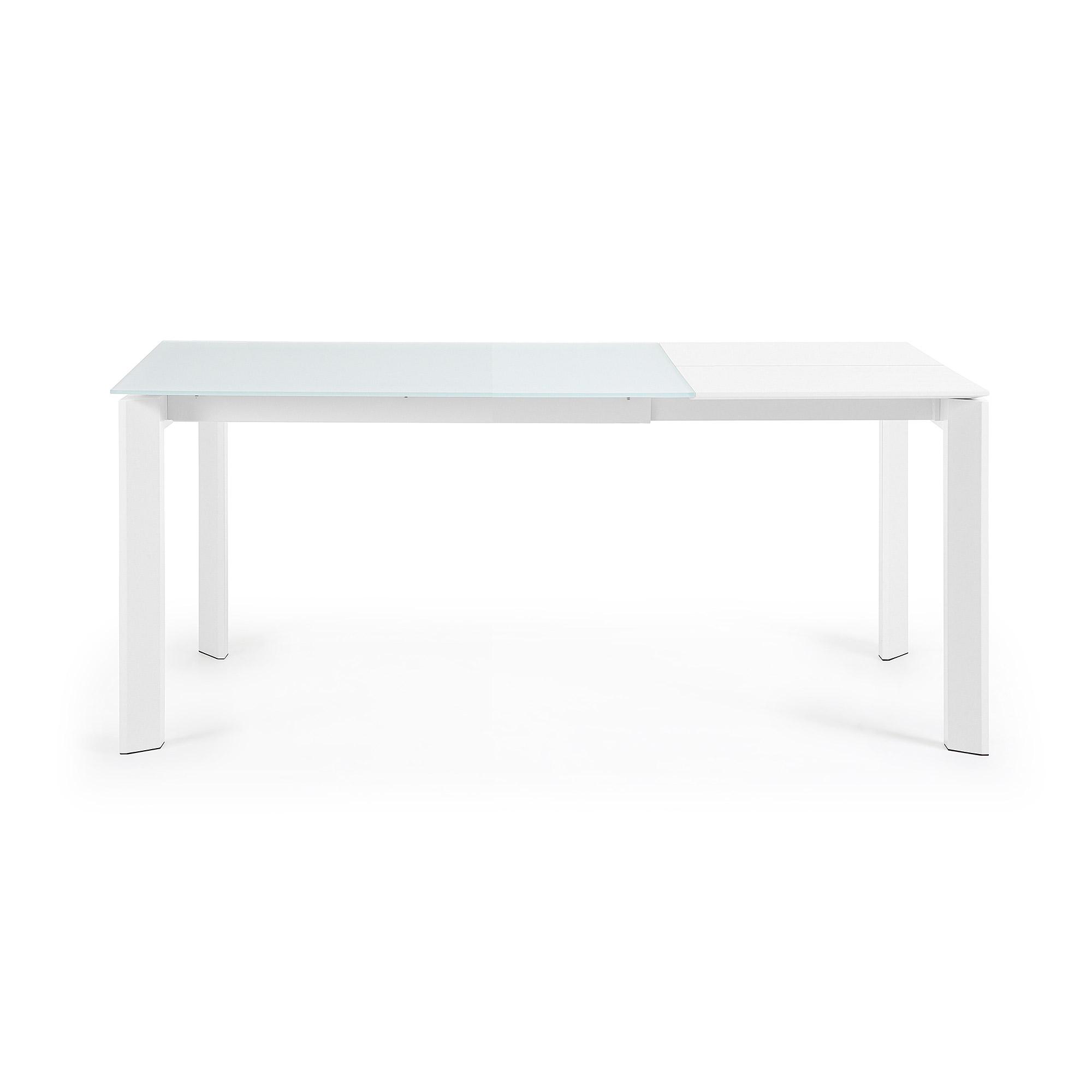 Стол обеденный Atta 120(180)x80 белое стекло La Forma (ex Julia Grup)