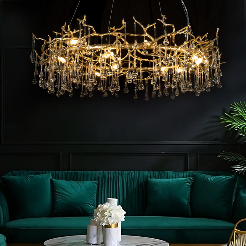 Подвесная люстра LOFT IT 10068/1000 GD