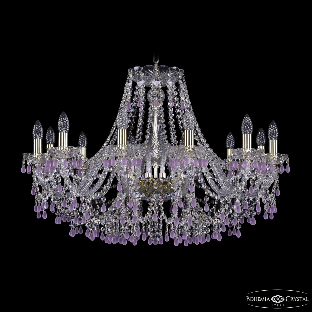 Люстра хрустальная 1410/12/300 G V7010 Bohemia Ivele Crystal