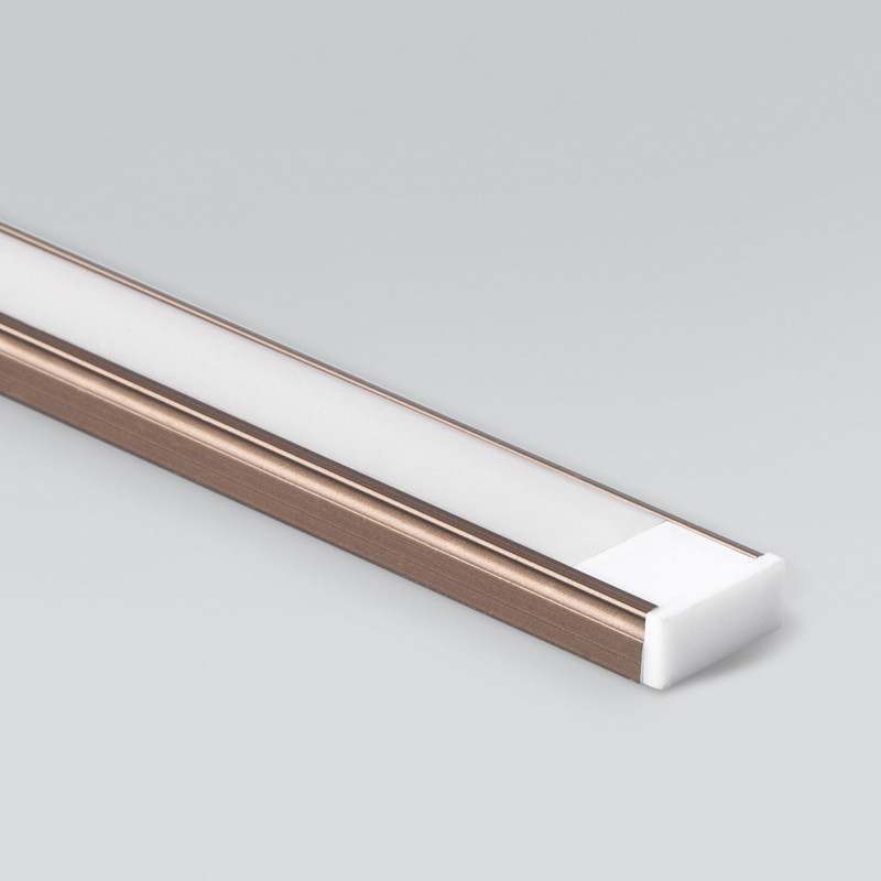 Профиль Elektrostandard LL-2-ALP006 Накладной алюминиевый профиль латунь/б