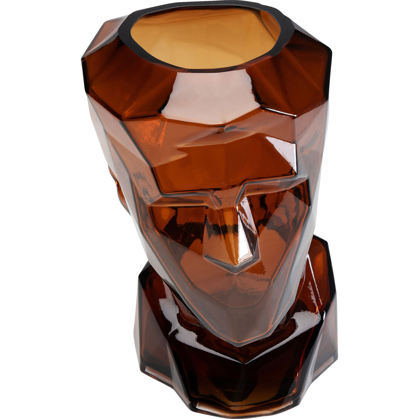 Ваза Prisma Face Brown 30 см KARE 56189