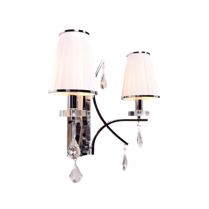 Бра Lumina Deco LDW 66247-2 WT+CHR