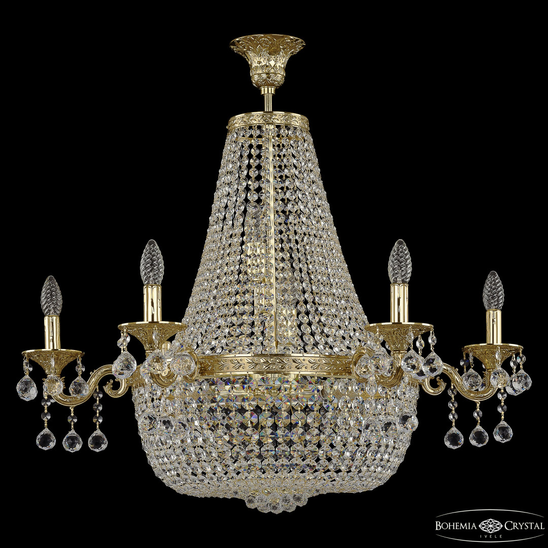 Люстра груша хрустальная 2128H201/6/70IV G Bohemia Ivele Crystal