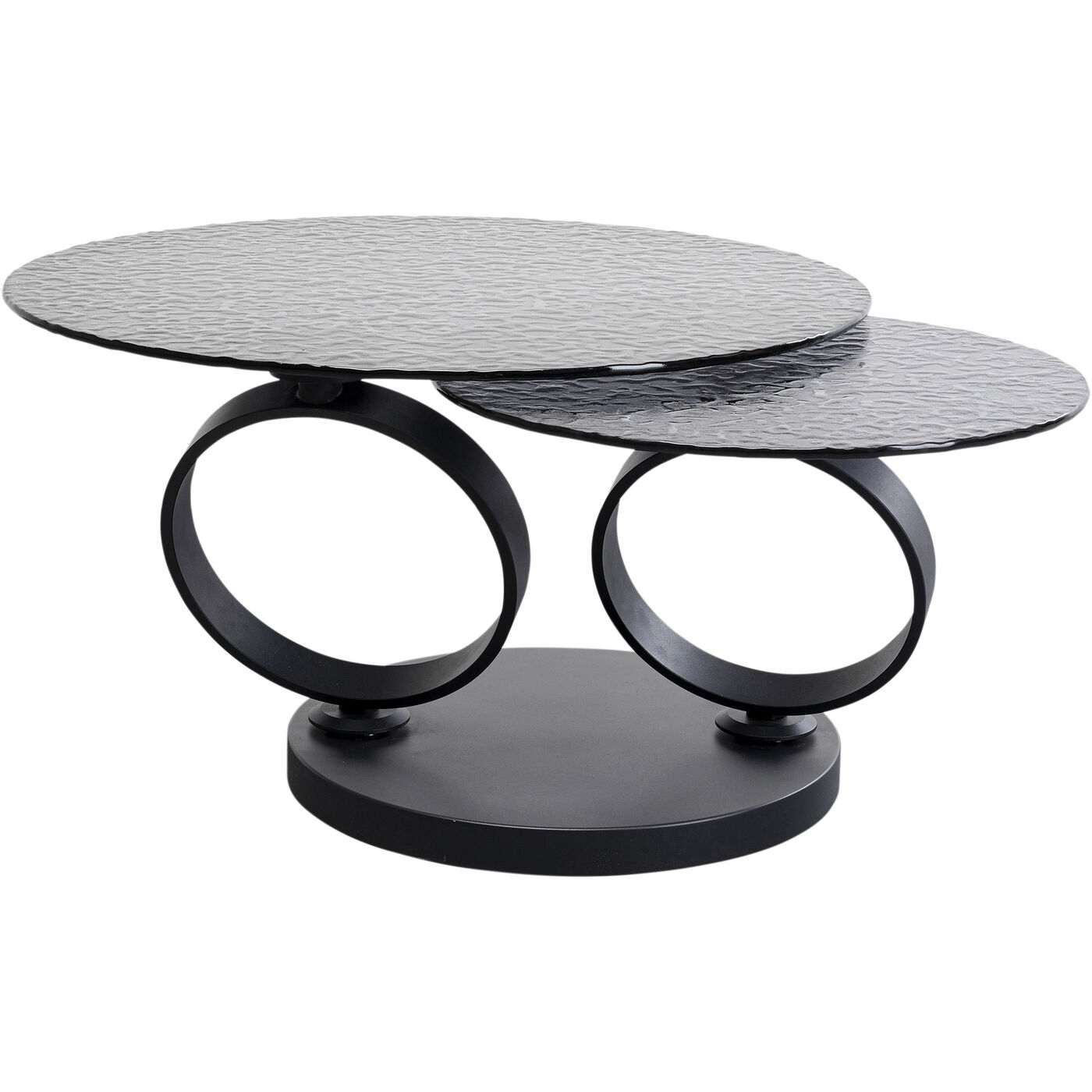 Стол кофейный Beverly Bubble Black 133x80 см KARE 87650