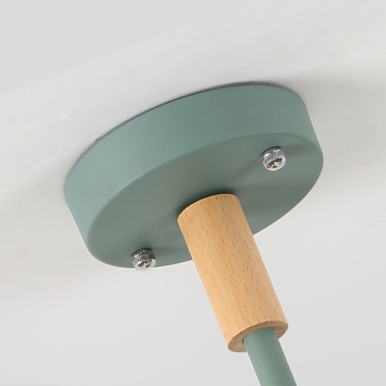 Люстра на штанге SVEN 6 lamps Green by ImperiumLoft