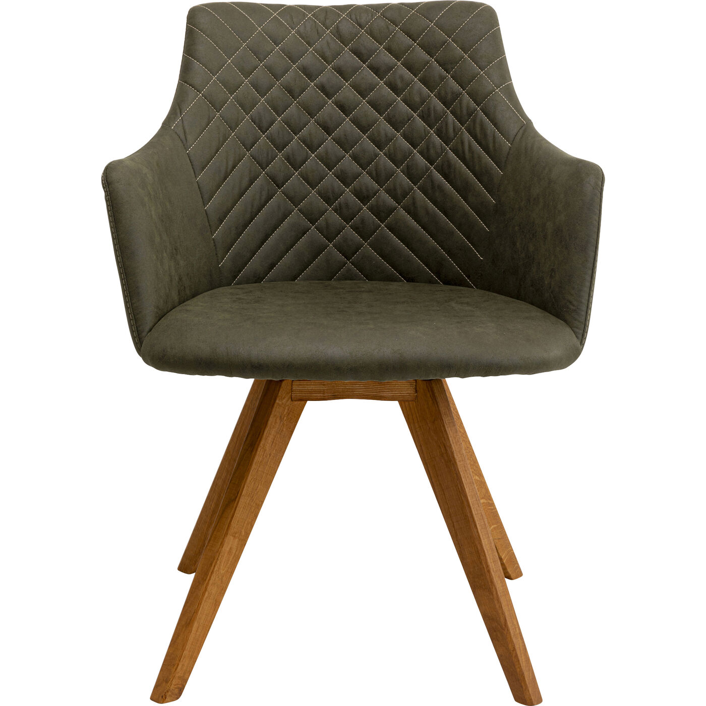 Стул вращающийся Coco Wood Green KARE 70741
