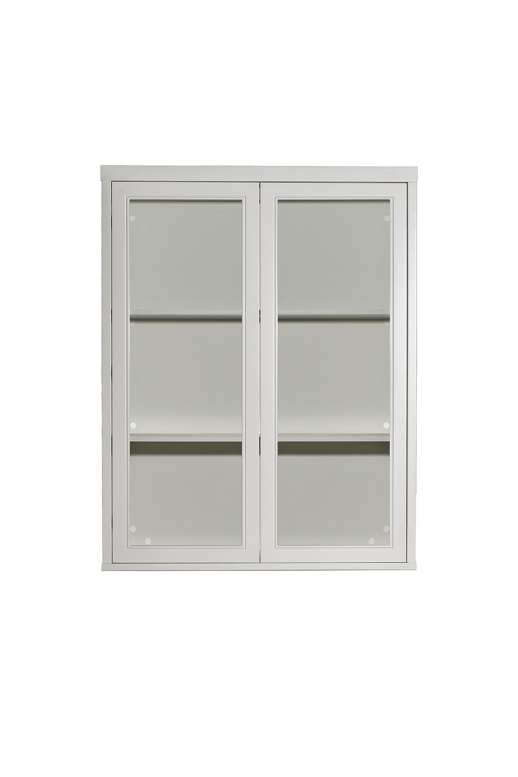 Шкаф-витрина 2 стеклянных фасада с консолью с 1-м ящиком Garda Decor 151SV-000024