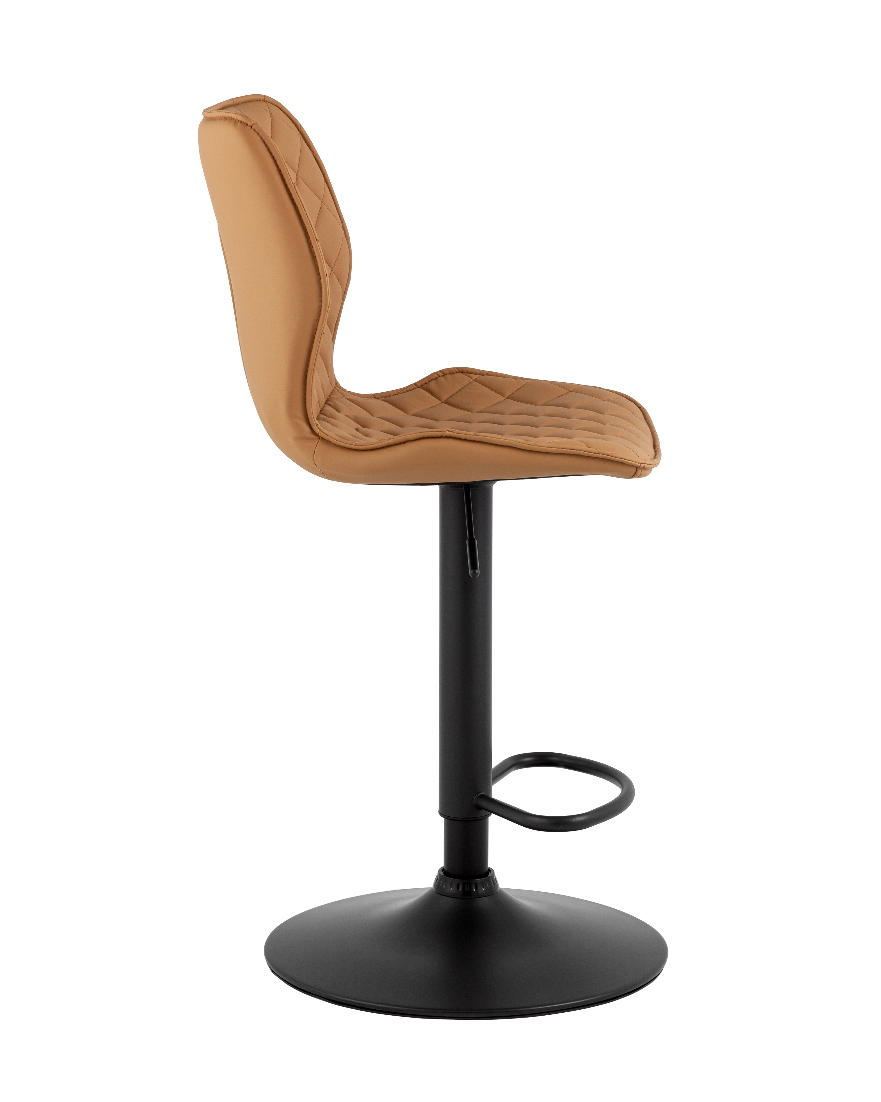 Стул барный Dome экокожа коричневый Stool Group