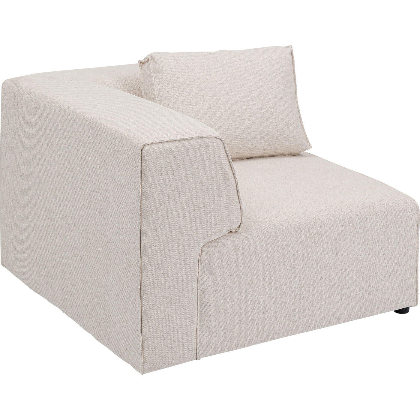 Угловой элемент дивана левосторонний Infinity Corner 100 Elements Cream Left KARE 86258
