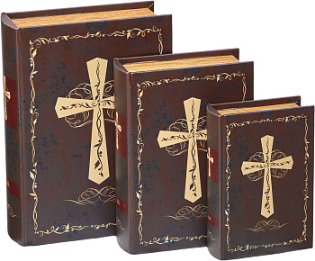 Шкатулки в виде книг, набор Glasar 39-156