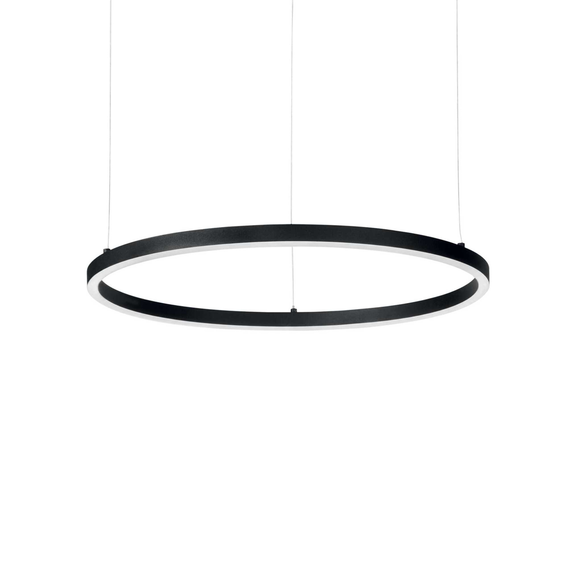 Потолочный светильник Ideal Lux ORACLE SLIM SP D070 ROUND 3000K ON-OFF BK 229515