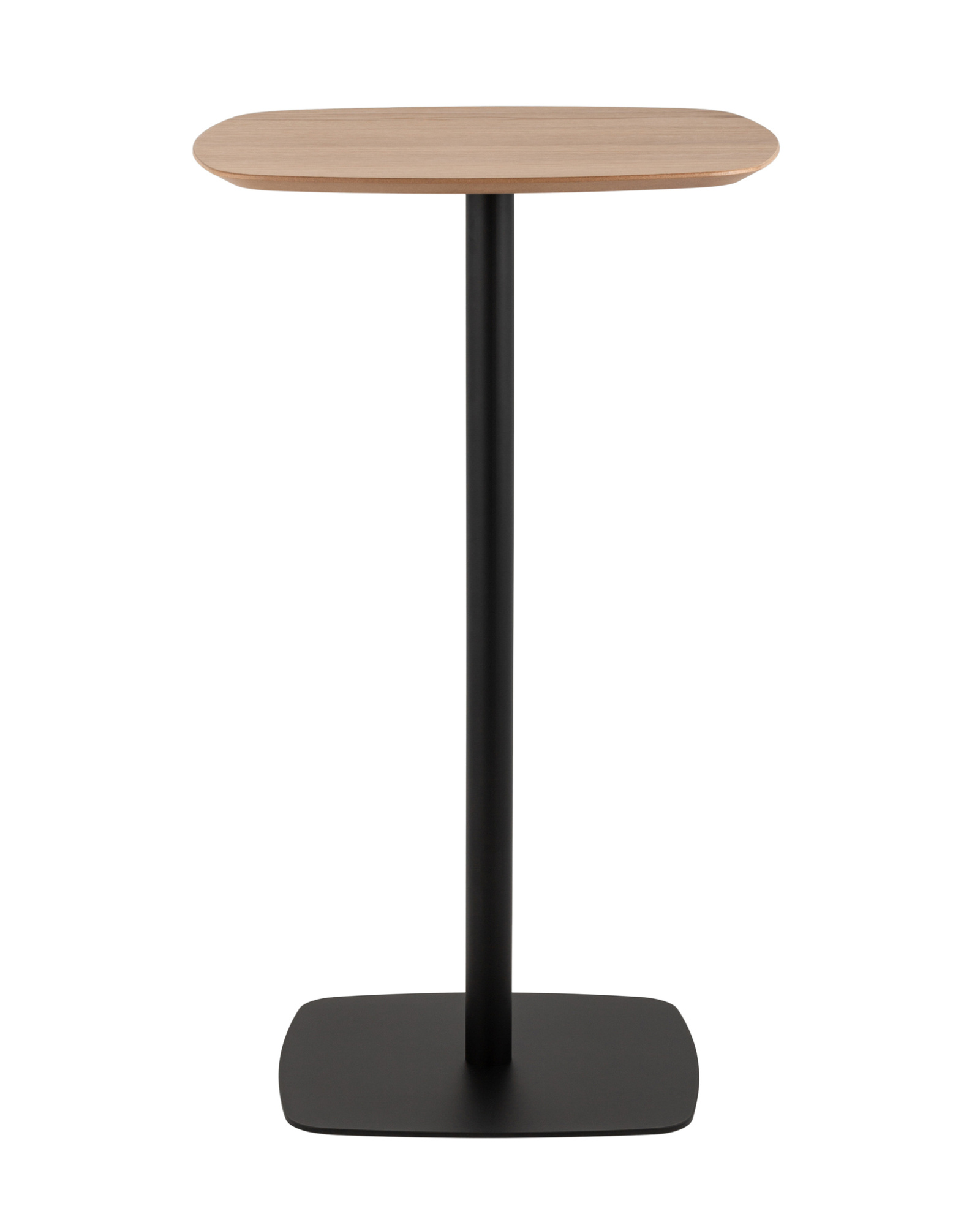 Стол барный Form 60*60 светлое дерево/черный Stool Group