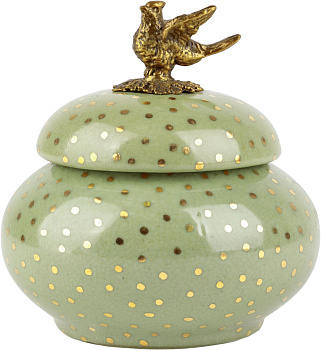 Шкатулка с птичкой Glasar 31G2238/B641C/HLG1921