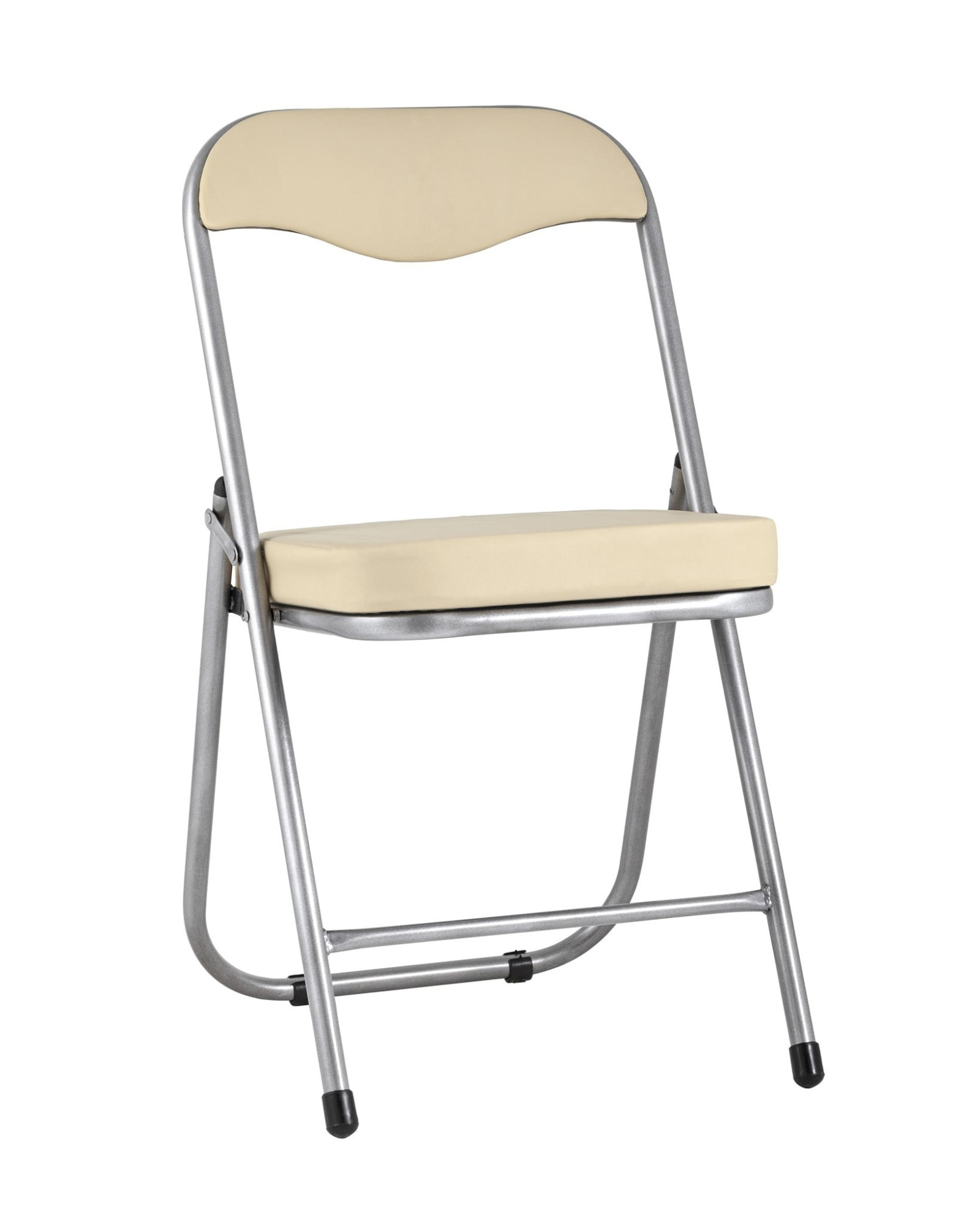 Стул складной ДЖОН металлик, кремовый Stool Group