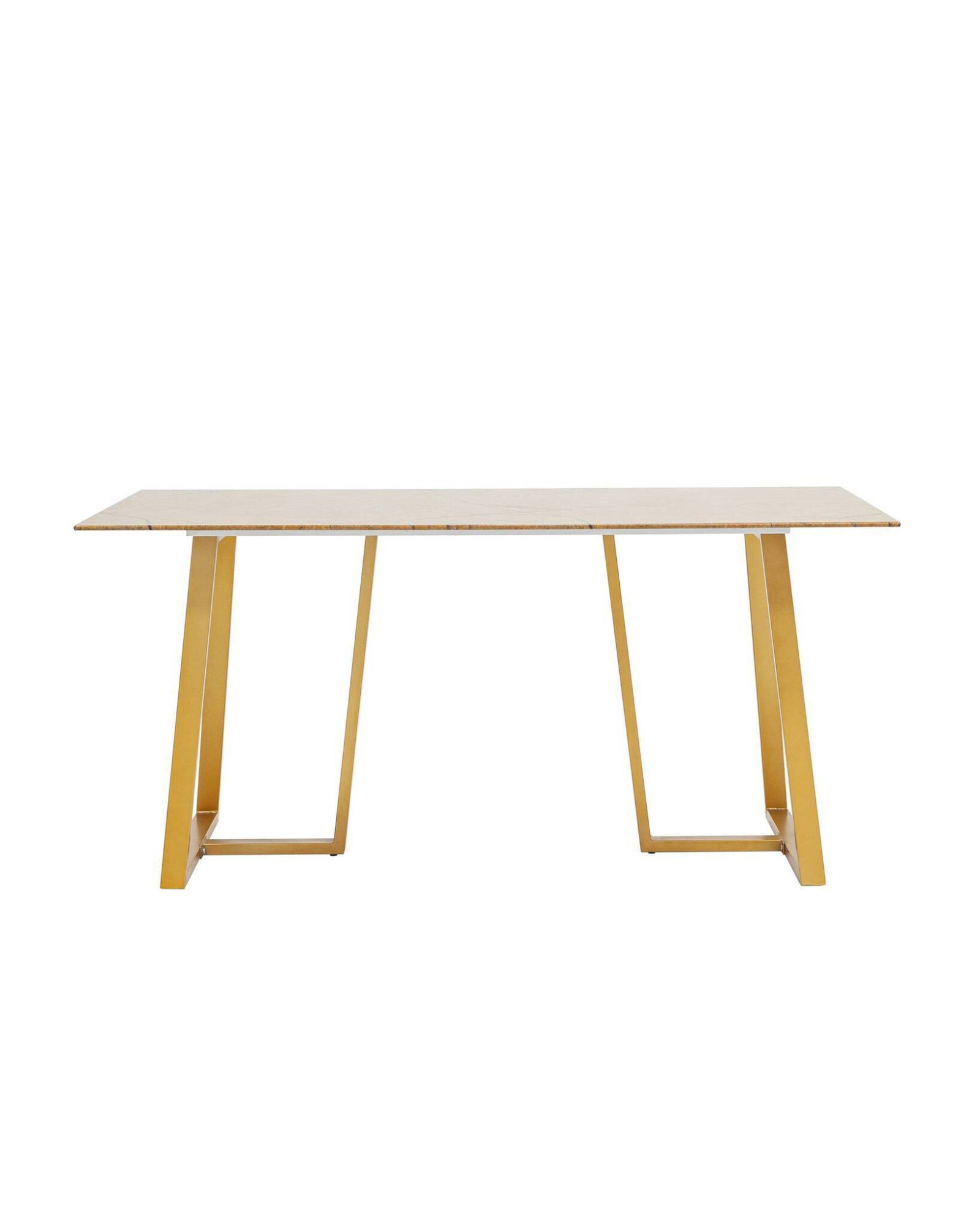 Стол обеденный Даллас 160*90 охра стеклянный Stool Group