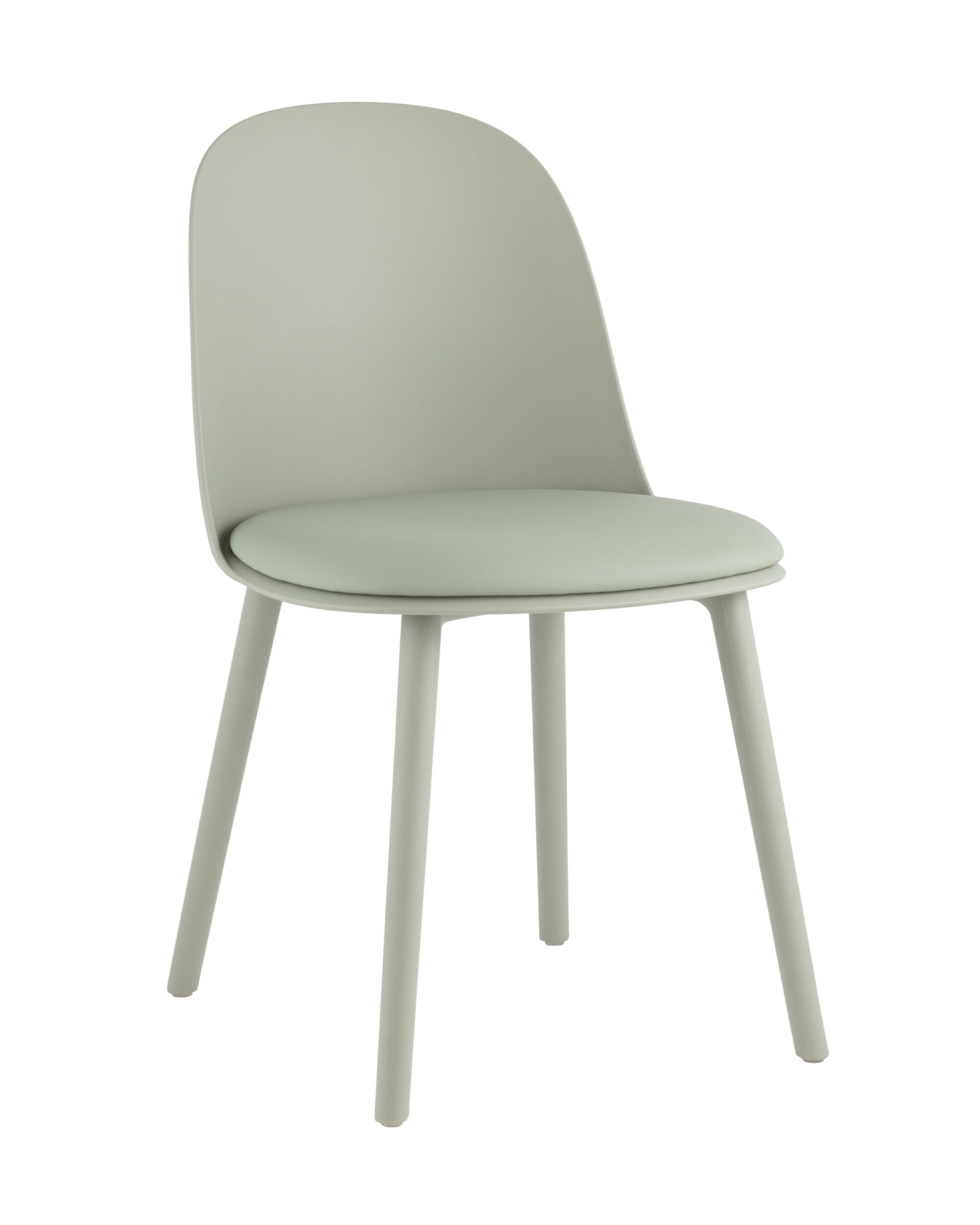 Стул Fog с подушкой пластик серо-зеленый Stool Group