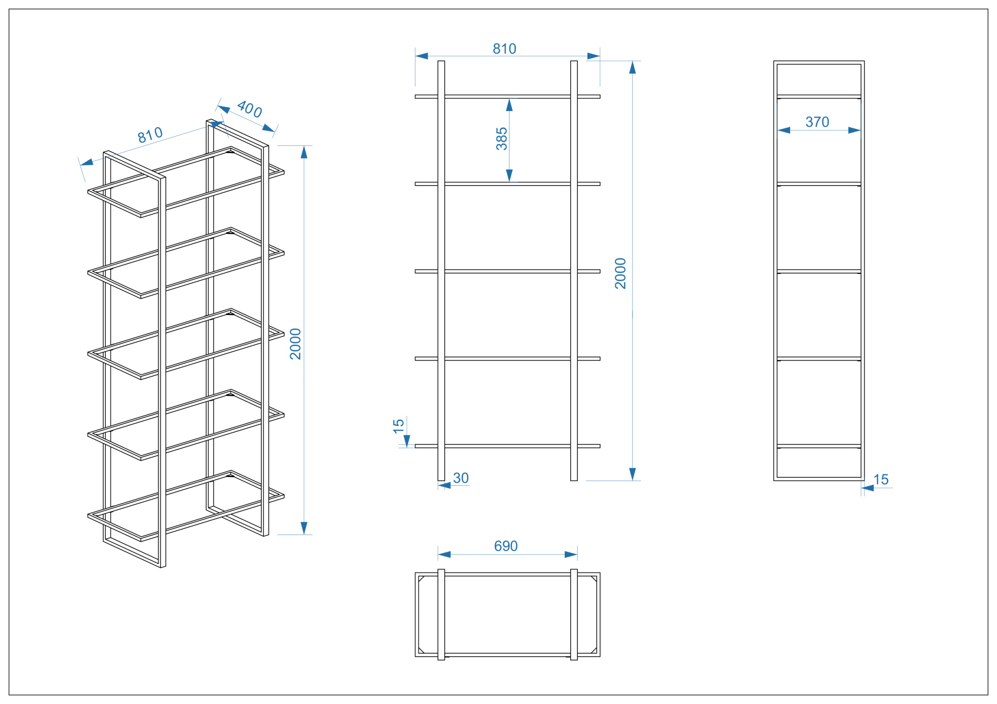 Стеллаж прозрачное стекло/золото Garda Decor 47ED-00401