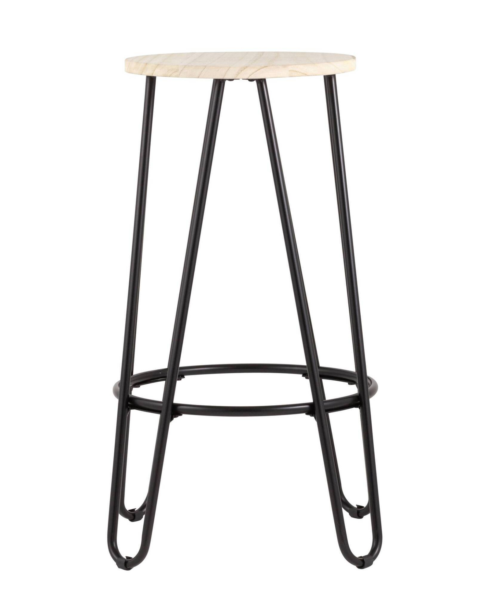 Стул полубарный АЗИЯ черный Stool Group