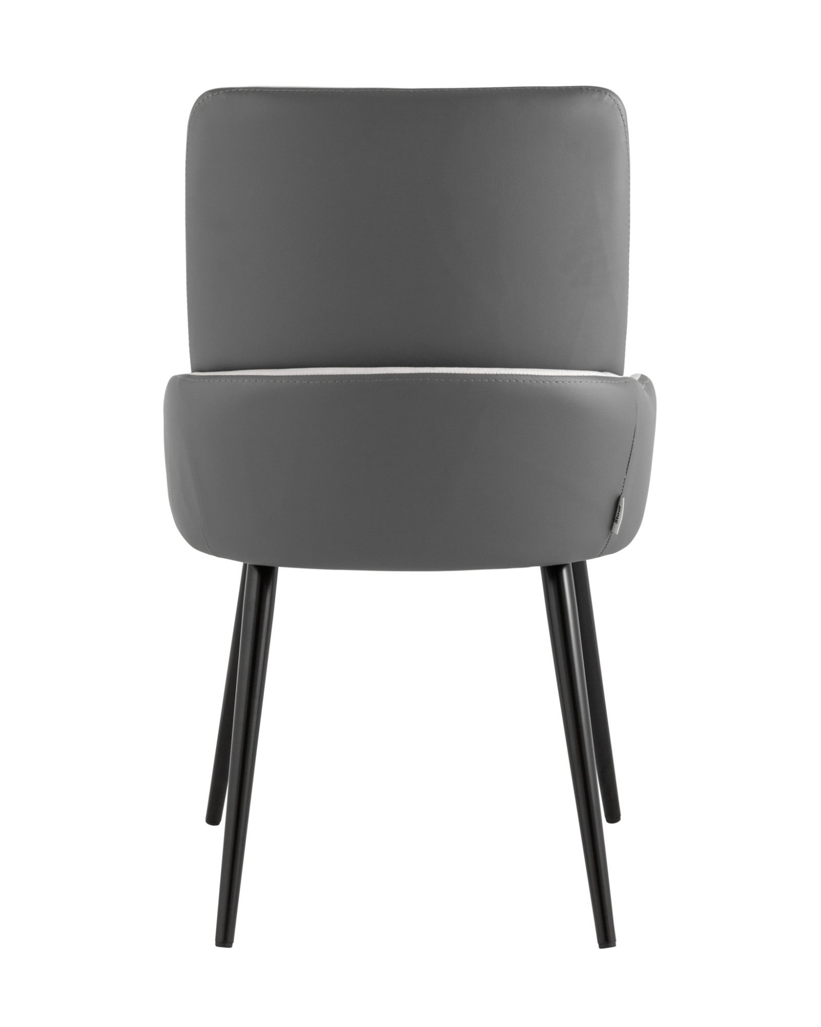 Стул Мюнхен экокожа серая велюр серый Stool Group
