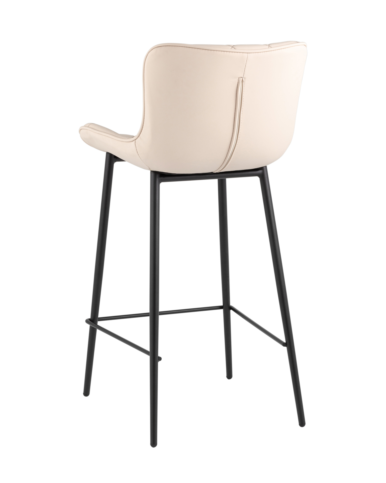 Стул барный Vault экокожа светло-серый Stool Group