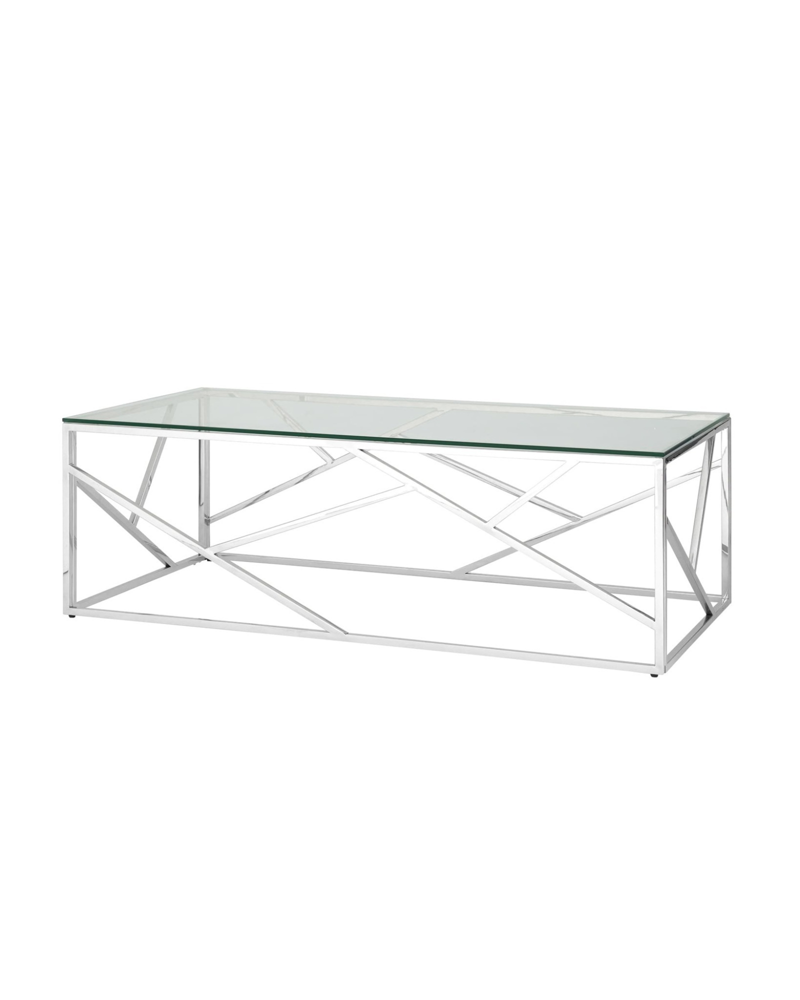Журнальный стол 120*60 АРТ ДЕКО серебро Stool Group