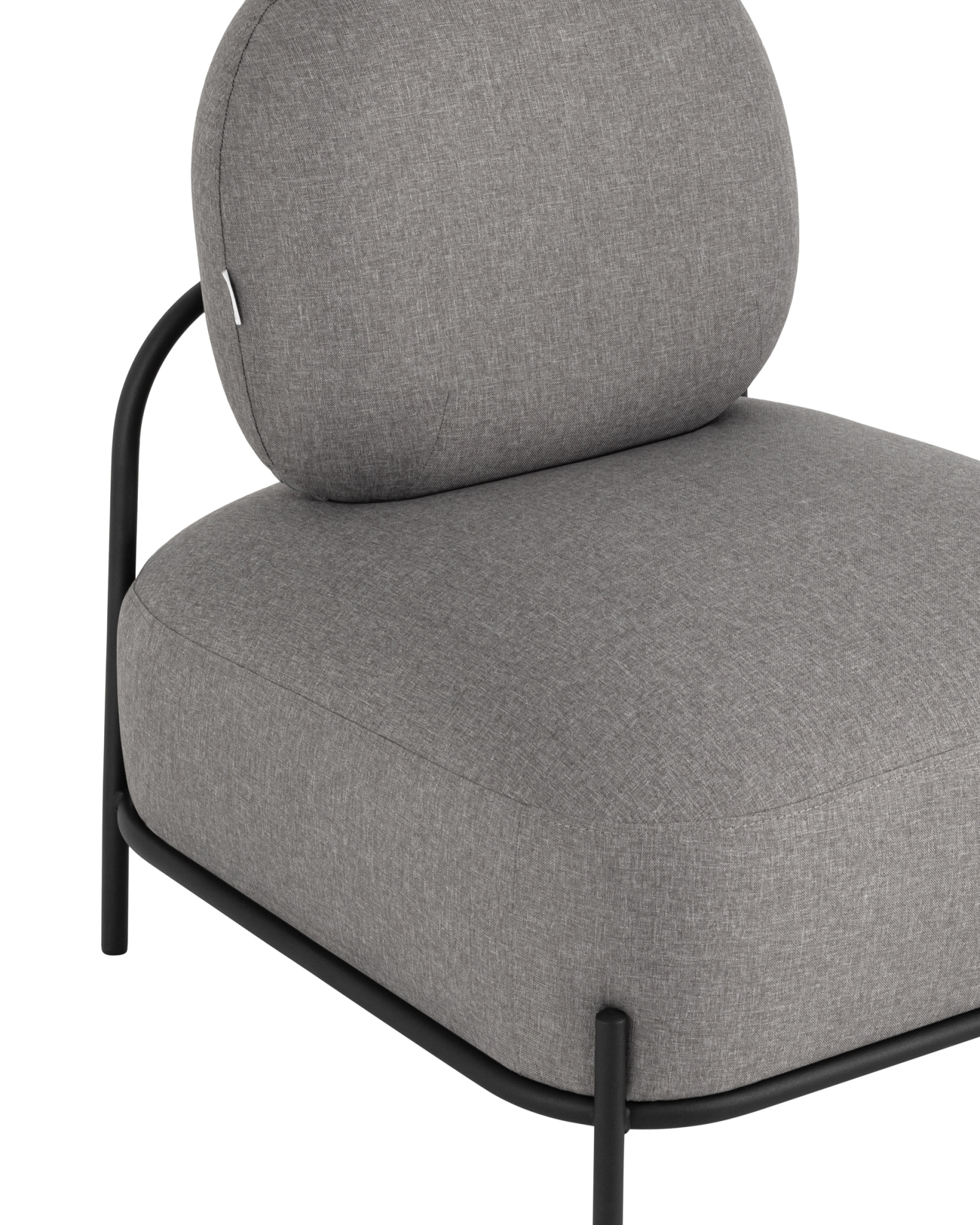 Кресло Стоун рогожка серый Stool Group