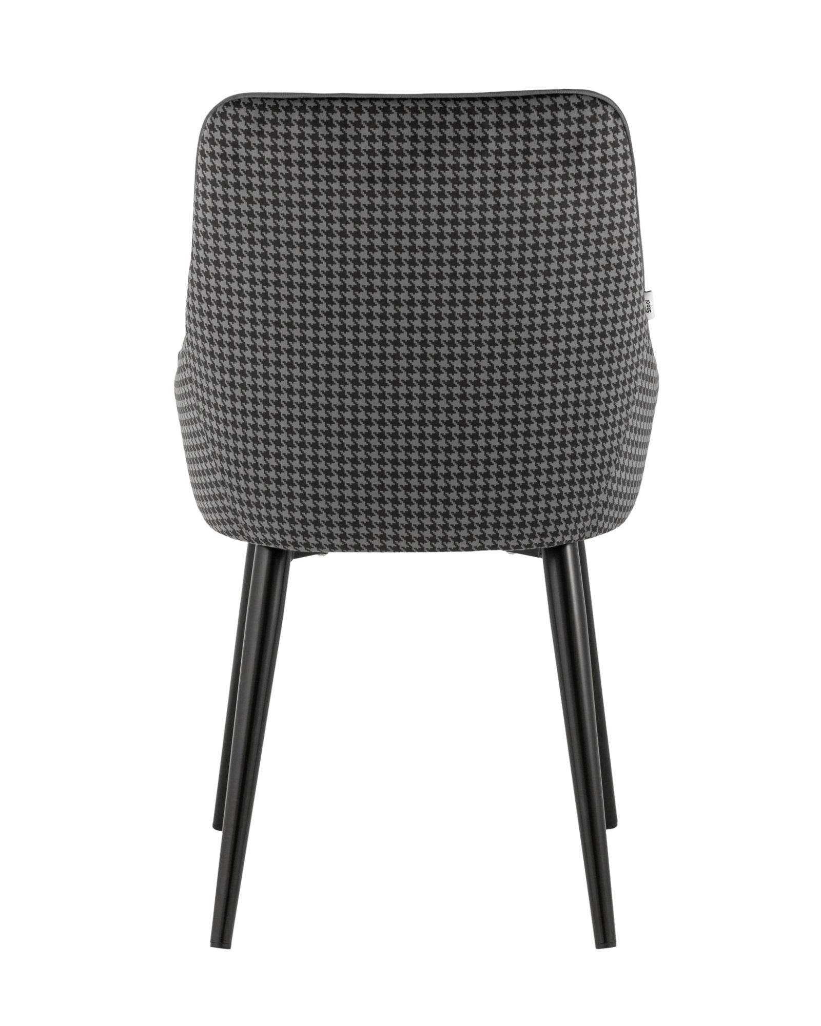 Стул Джоан велюр серый гусиная лапка Stool Group