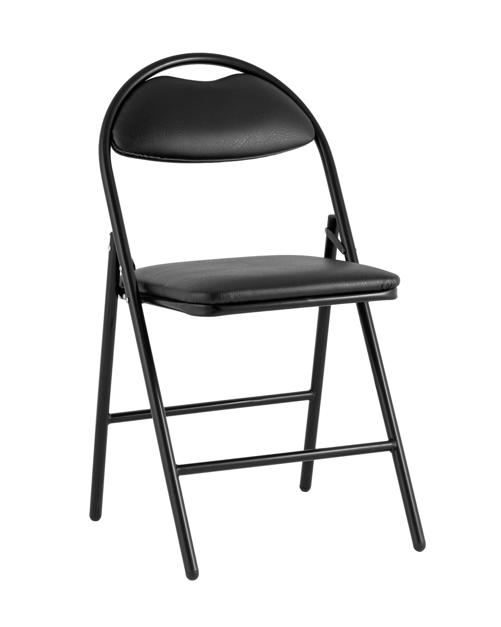 Стул складной Hagen экокожа черный каркас черный Stool Group