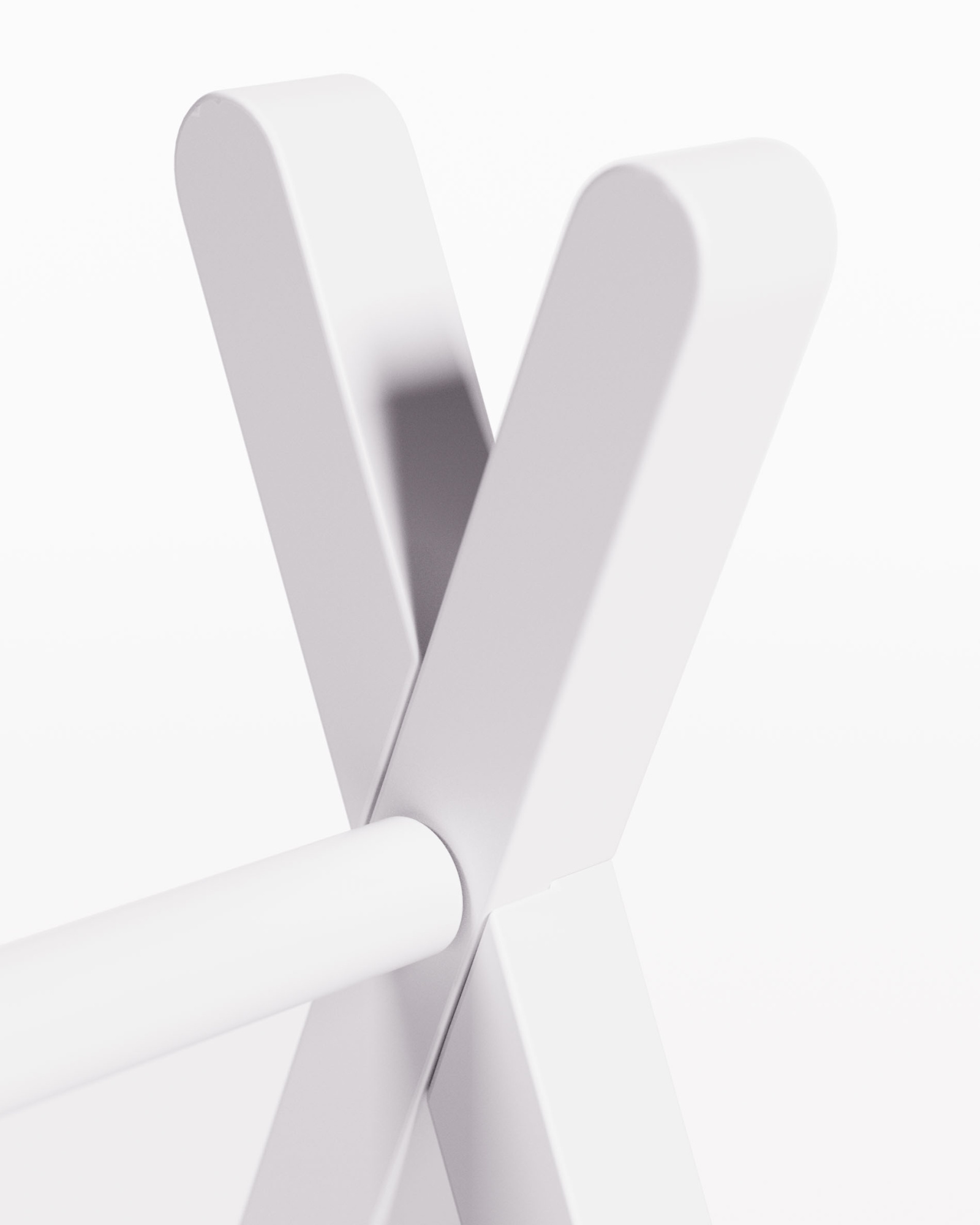 Maralis Детская напольная вешалка-вигвам из массива бука с белой отделкой La Forma (ex Julia Grup)