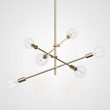 Люстра LF Studio Cliff Pendant 6 Bronze by ImperiumLoft