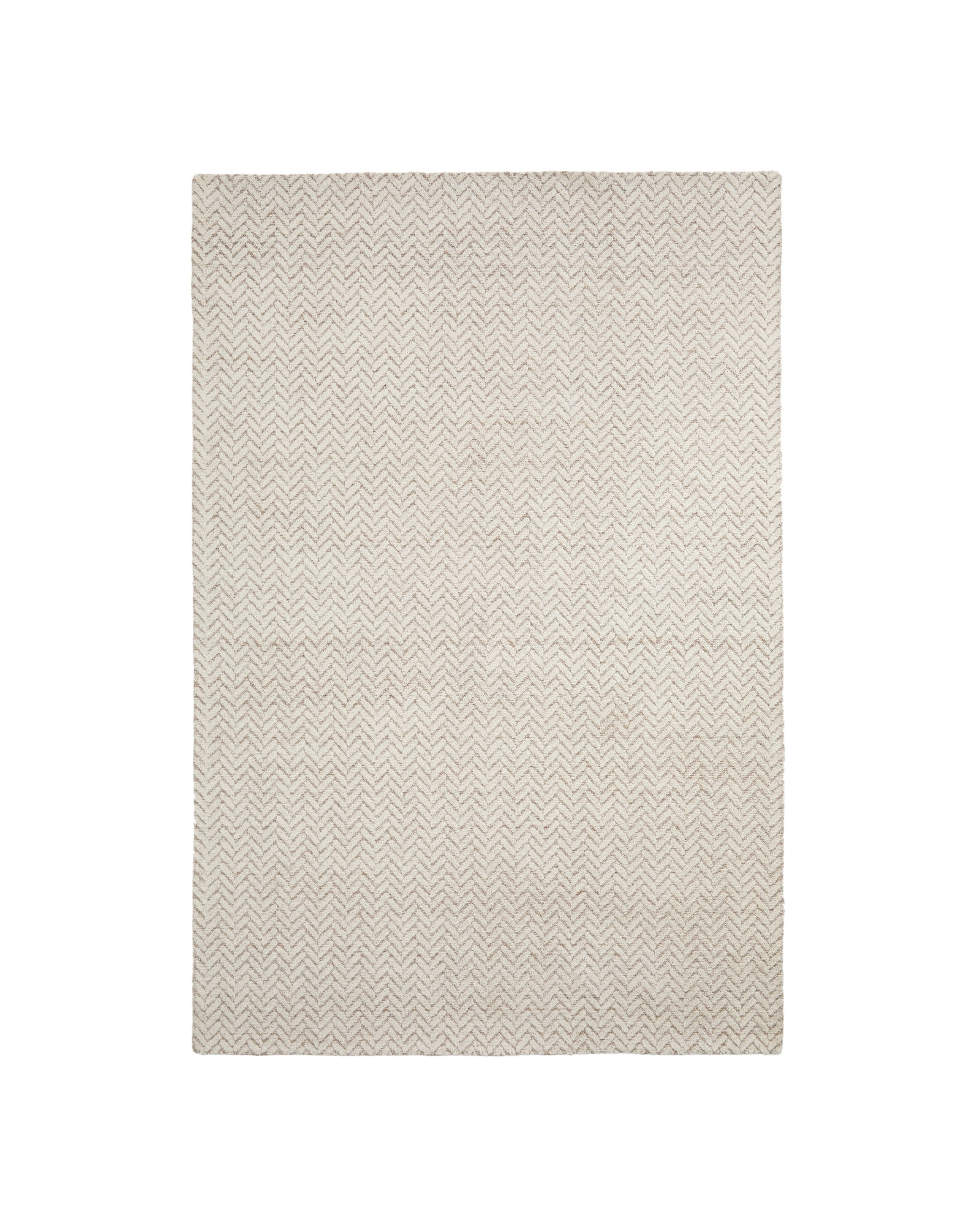 Бежевый шерстяной жаккардовый ковер Calira 230 x 160 см La Forma 441087