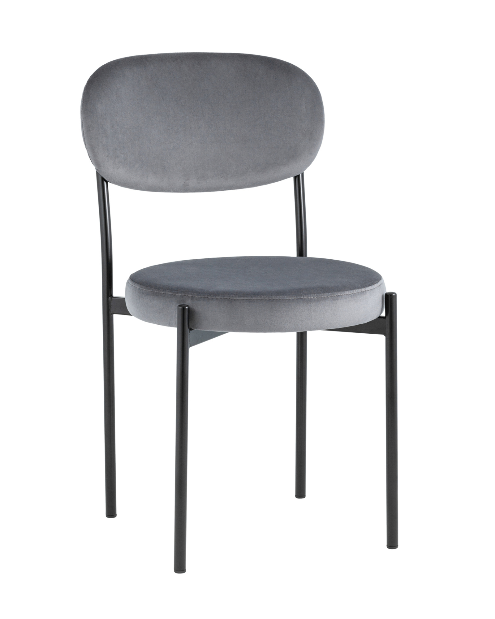 Стул Бриф велюр серый Stool Group