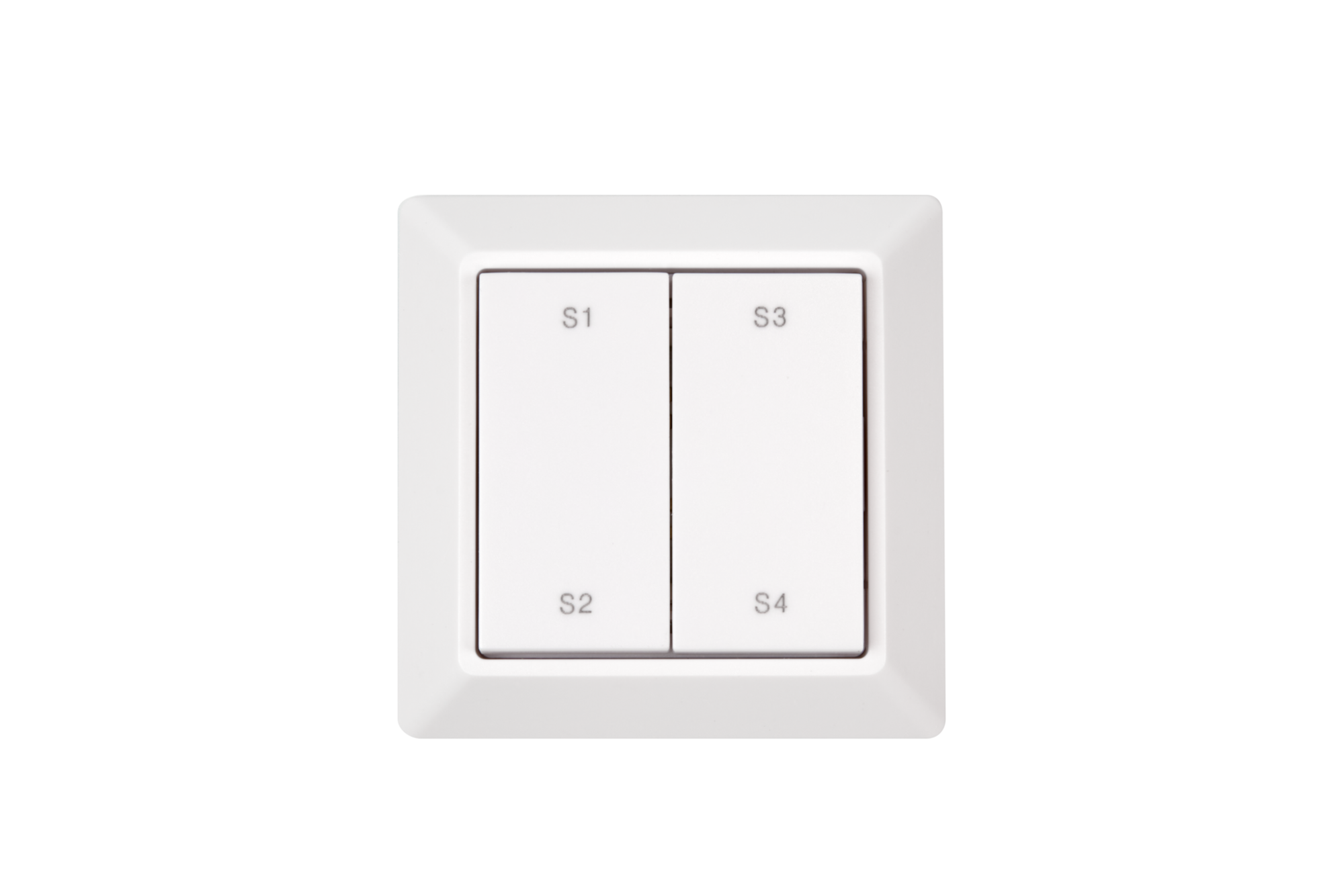 Настенная радио панельа  зоны и  сцены EasyDim ES-B-W-K2/Z1-NB