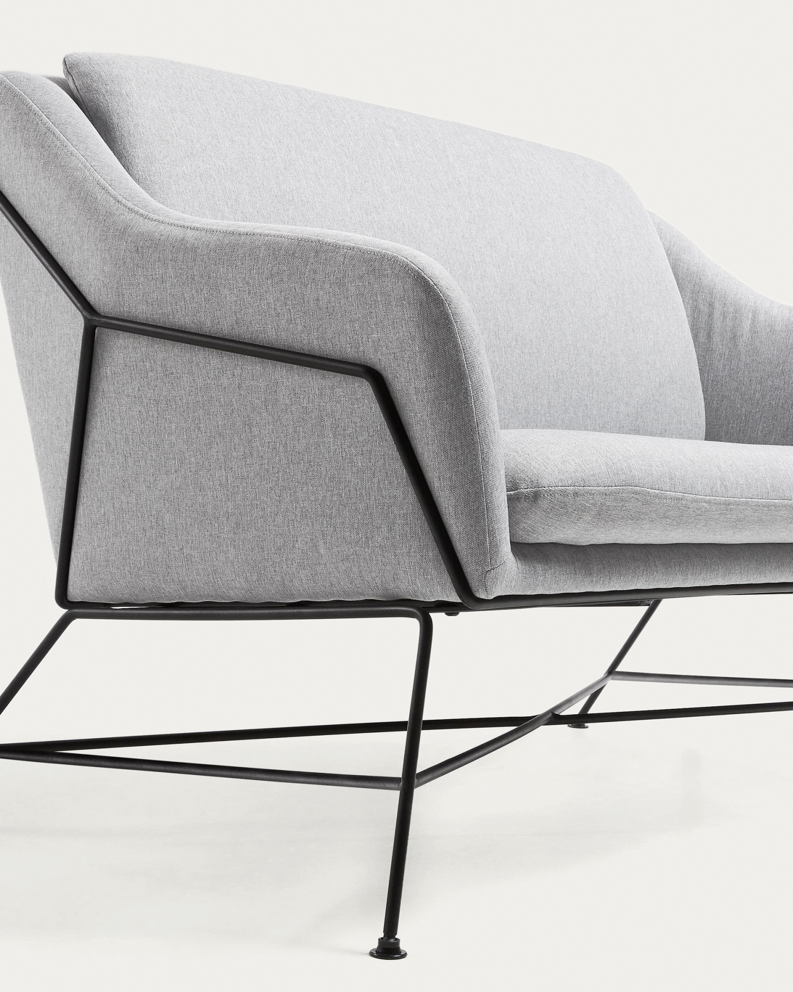 Диван Brida серый 128 см La Forma (ex Julia Grup)