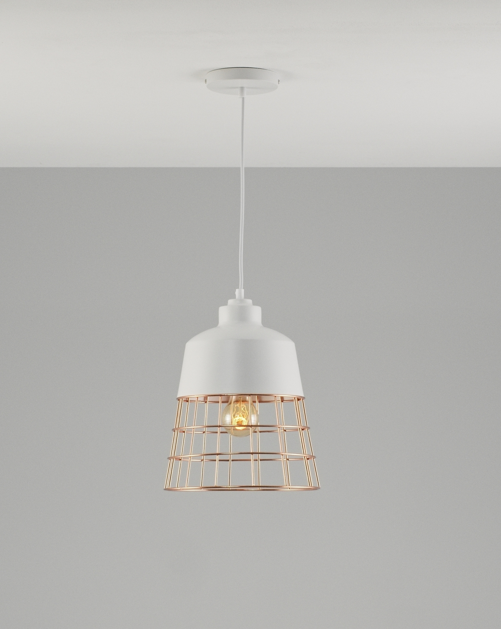 Подвесной светильник Moderli GD-C213-A белый Lora 1*E27*60W