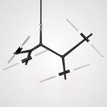 Люстра Агнес Chandelier Summer 8 Black by ImperiumLoft