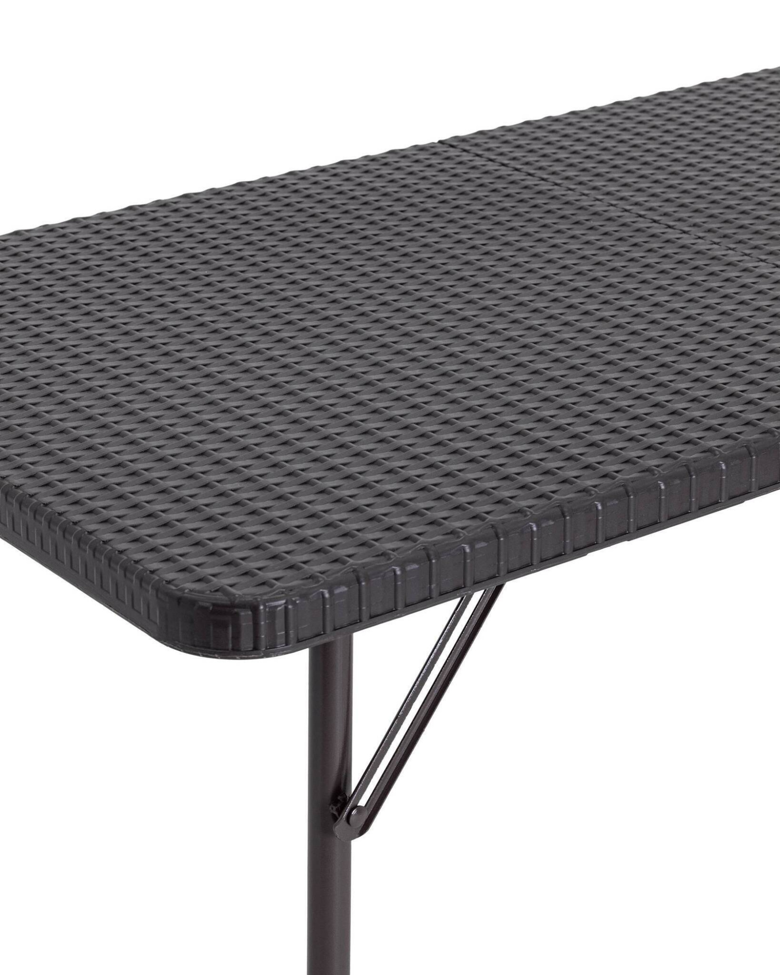 Стол складной чемодан пластиковый Кейт 120 коричневый Stool Group