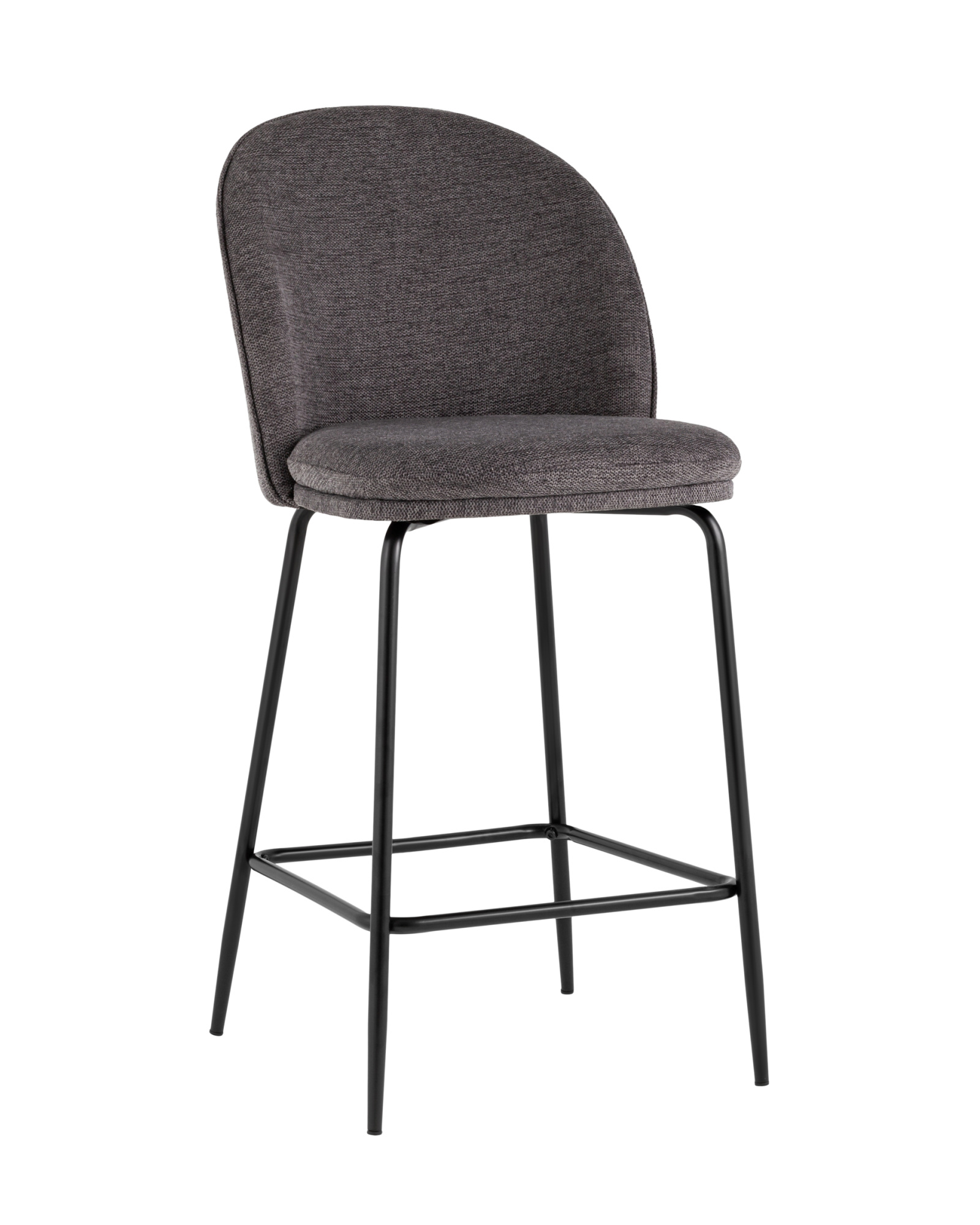 Стул полубарный Echo темно-серый Stool Group