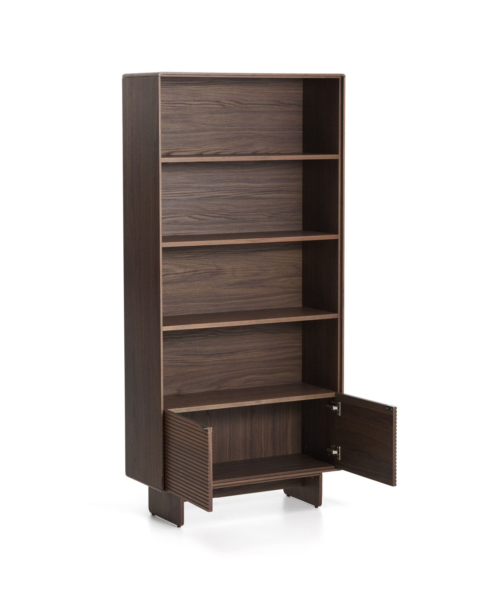 Стеллаж из орехового шпона Norlen 90 x 190 см La Forma 463577