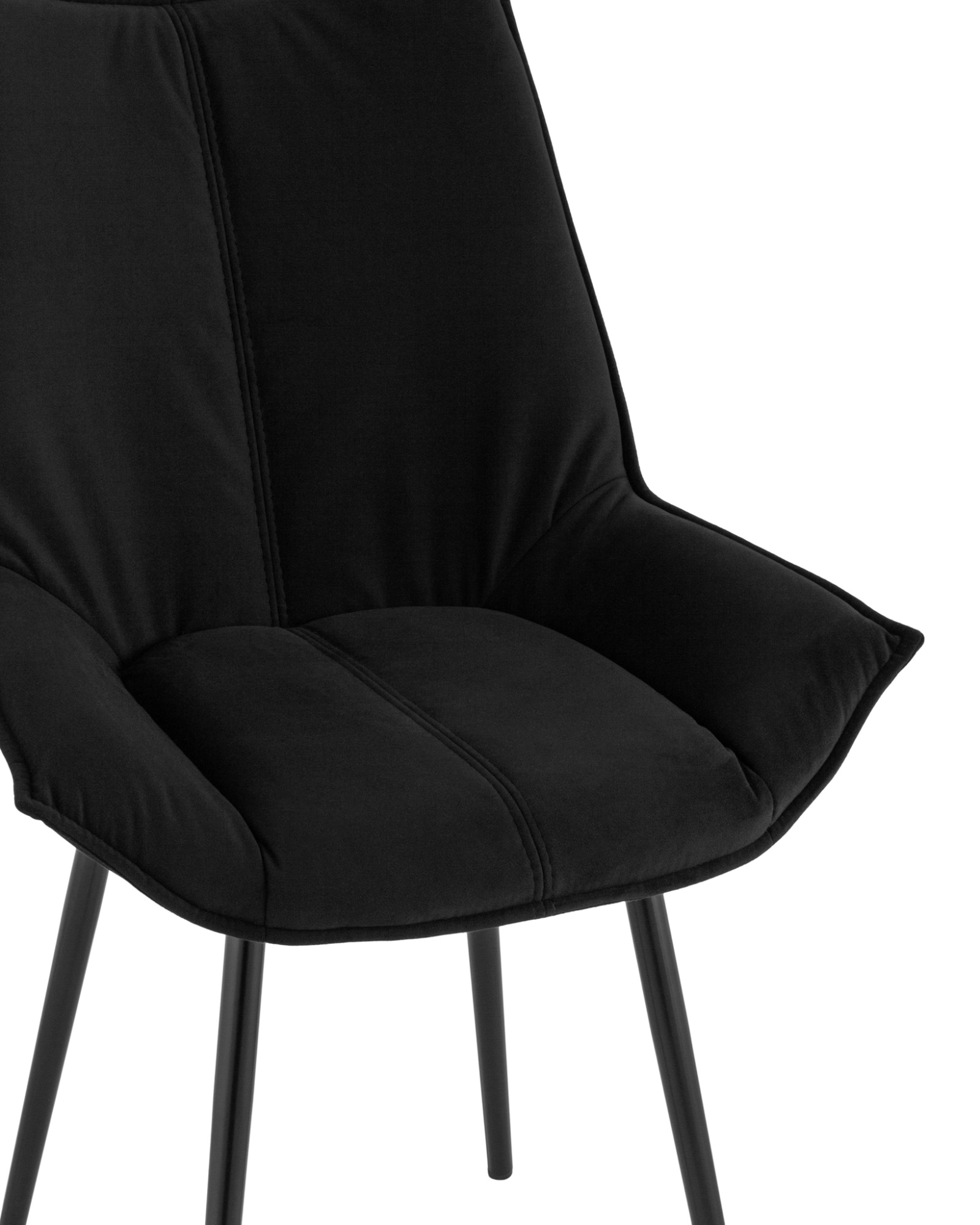 Стул Осло велюр черный Stool Group
