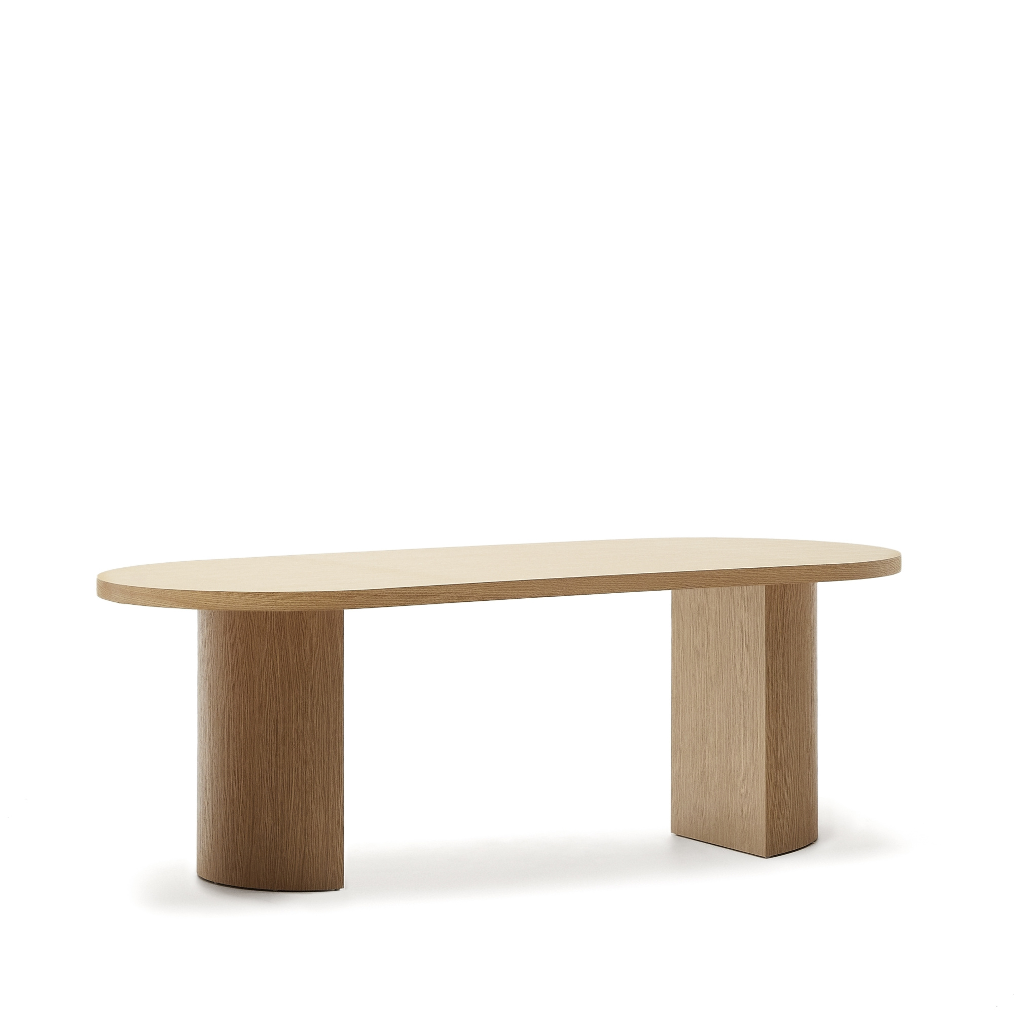 Стол Nealy с дубовым шпоном в натуральной отделке, 200 x 100 см La Forma (ex Julia Grup)