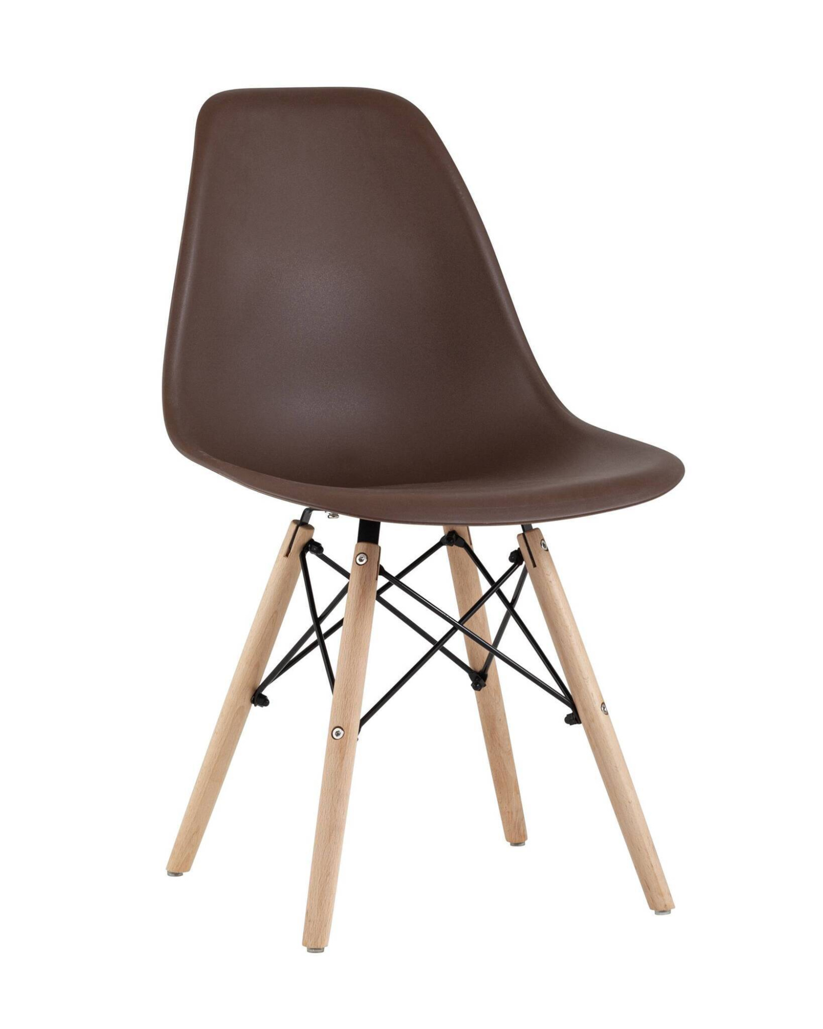 Стул Style DSW коричневый x4 Stool Group