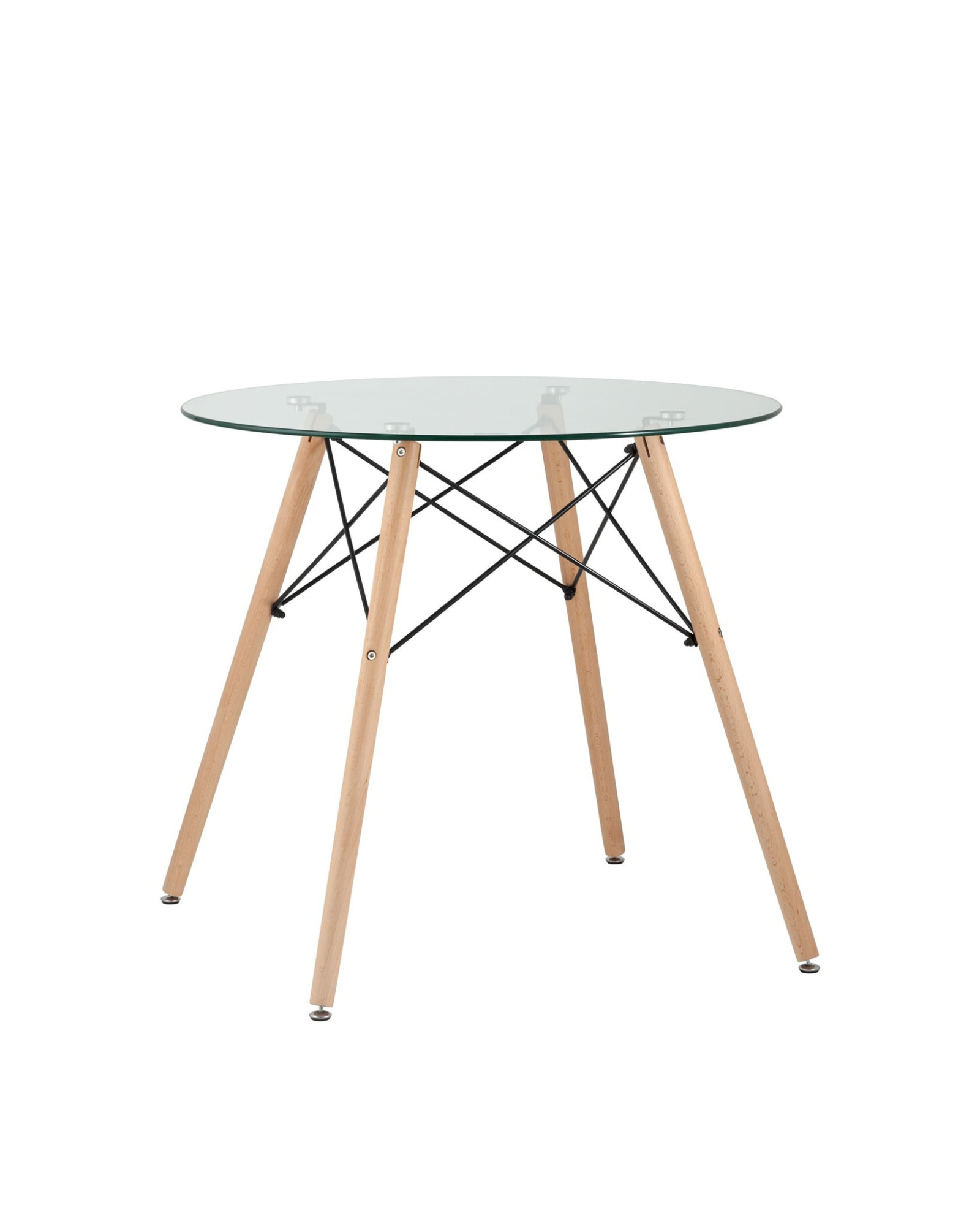Стол DSW D80 стеклянный Stool Group