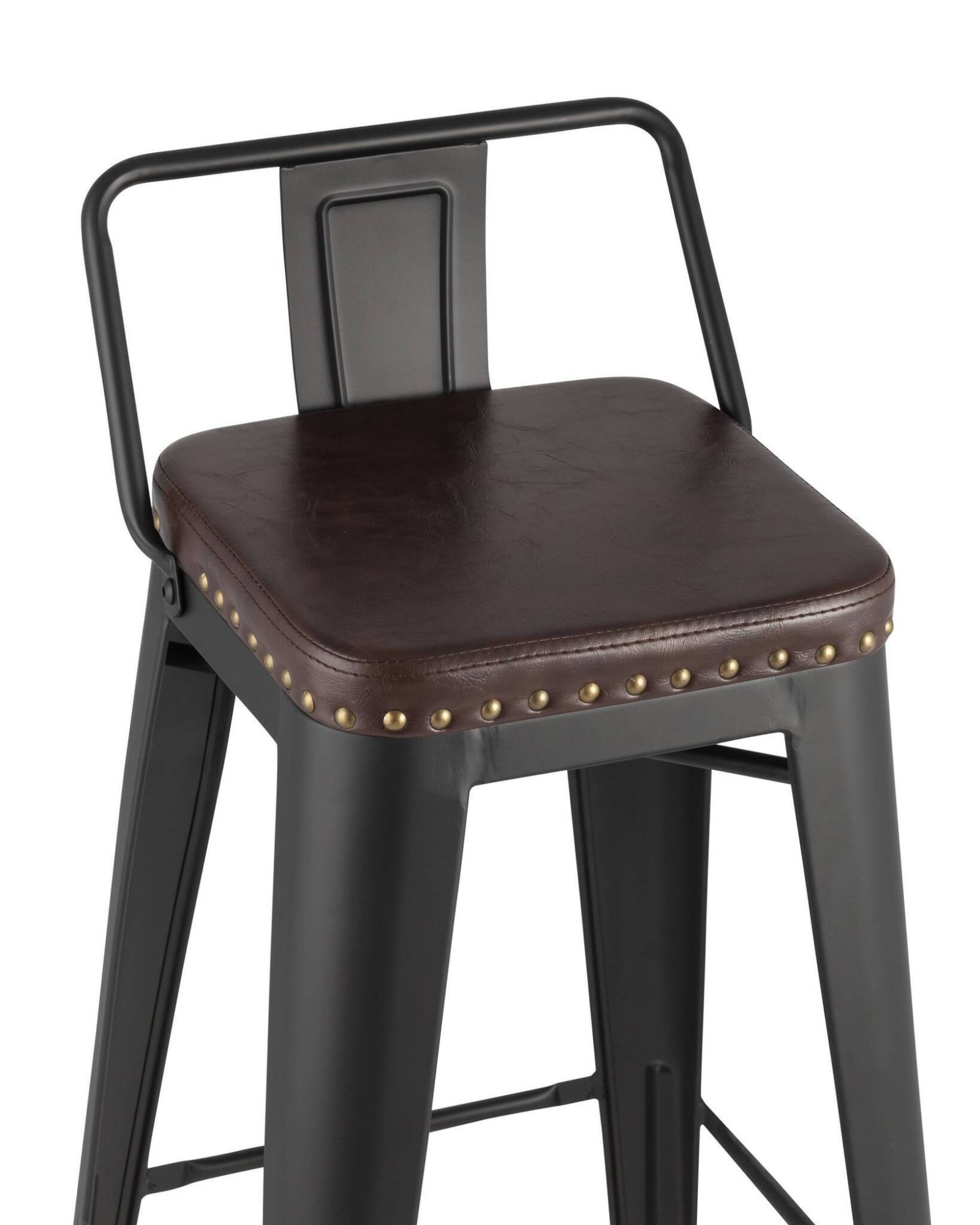 Стул барный TOLIX SOFT черный матовый Stool Group