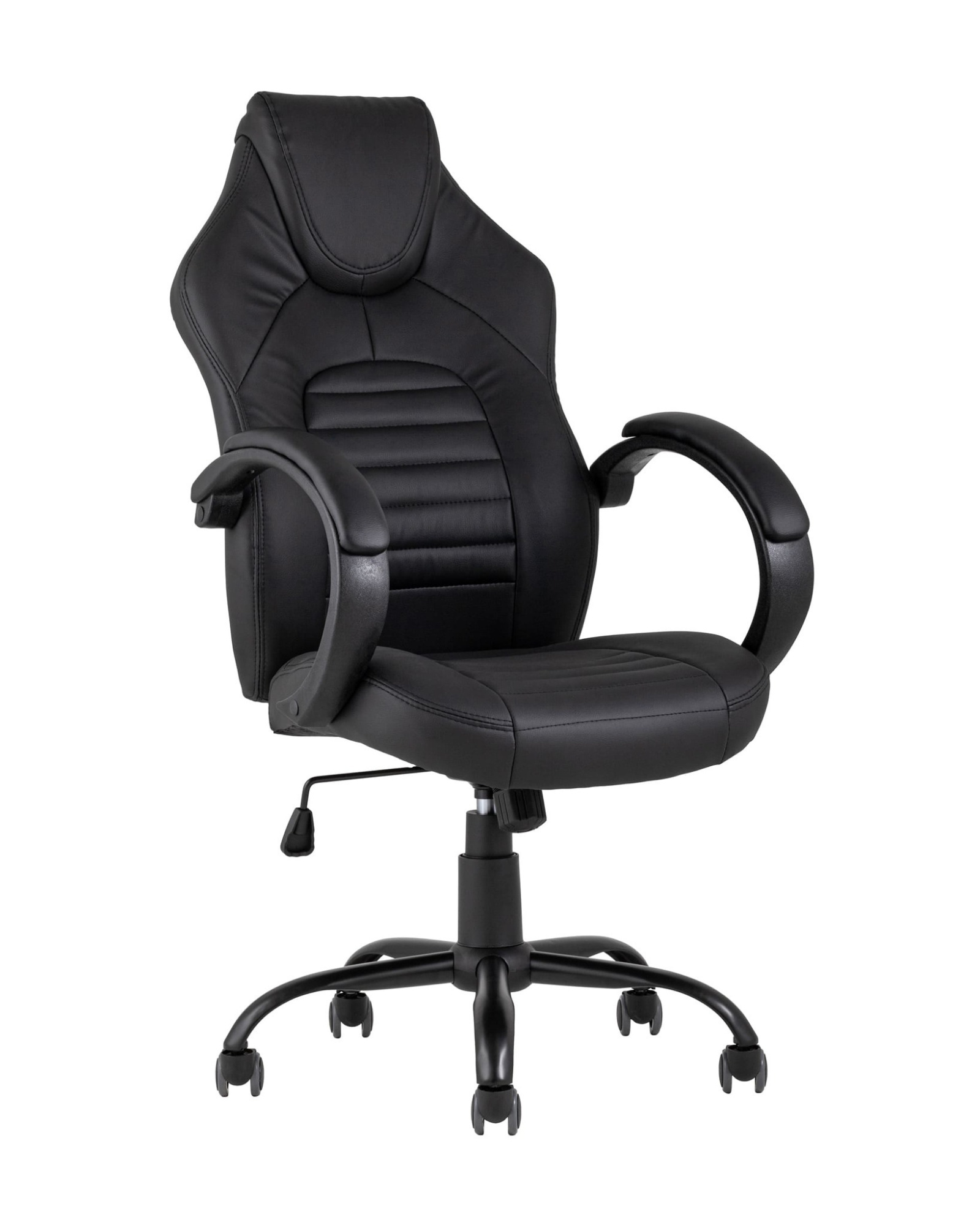 Кресло игровоеs Racer Midi черное TopChairs