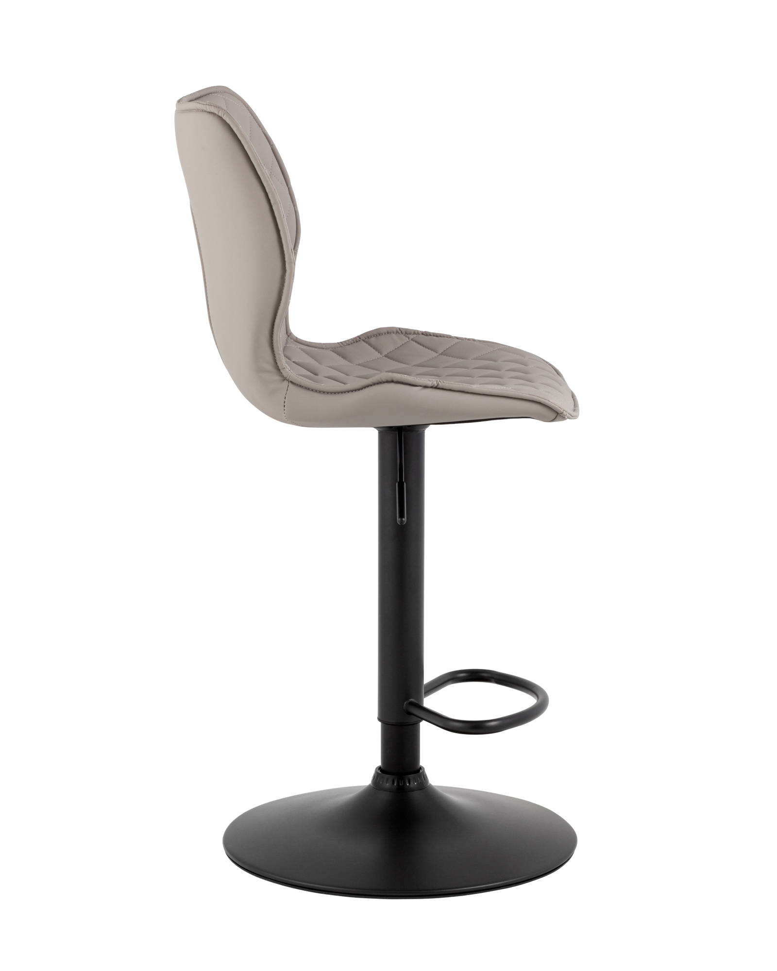 Стул барный Dome экокожа серый 2 шт Stool Group