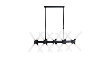 Потолочная люстра   Lumina Deco LDP 6036-20 BK